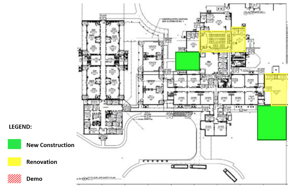 Ebenezer Avenue Elementary floor plan 